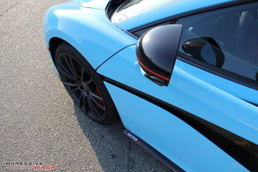  McLaren 570S Sky Blue by Impressive Wrap 2016 года  (фото 3 из 21)